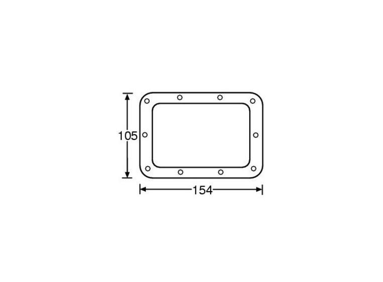 Adam Hall Hardware 34092 - Backing Ring for 34082 Recessed S